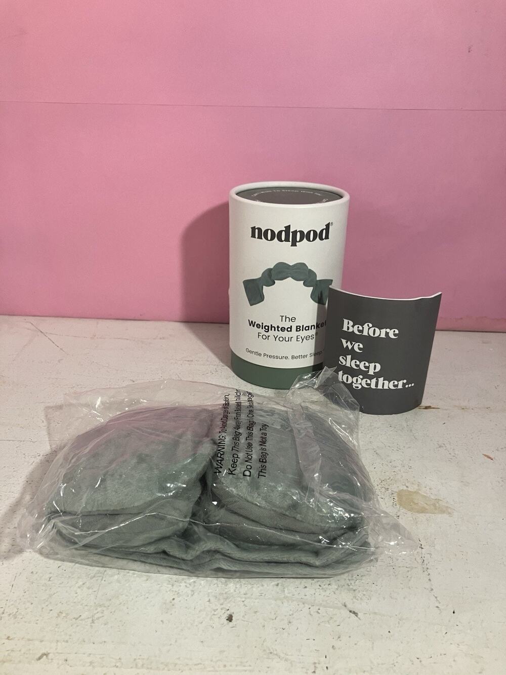 NODPOD The Weighted Blanket For Your Eyes Sleep Mask BRAND NEW In Box